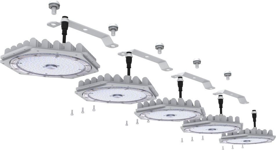 60w, 300w, 600w LED Grow Light of Modular Design