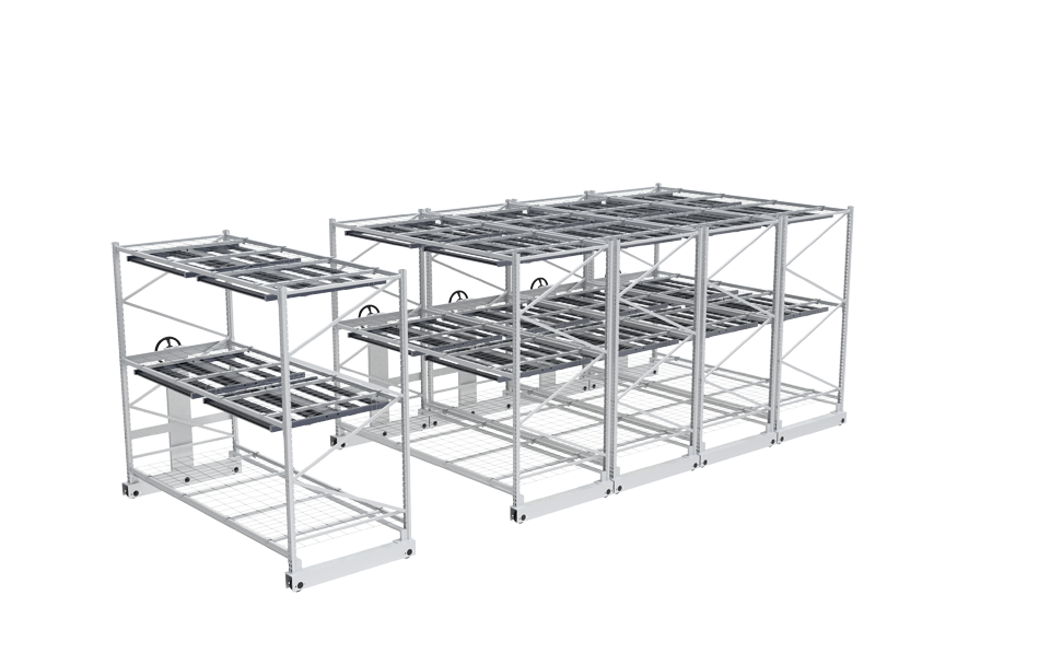 Cannabis Mobile LED Indoor Grow Rack